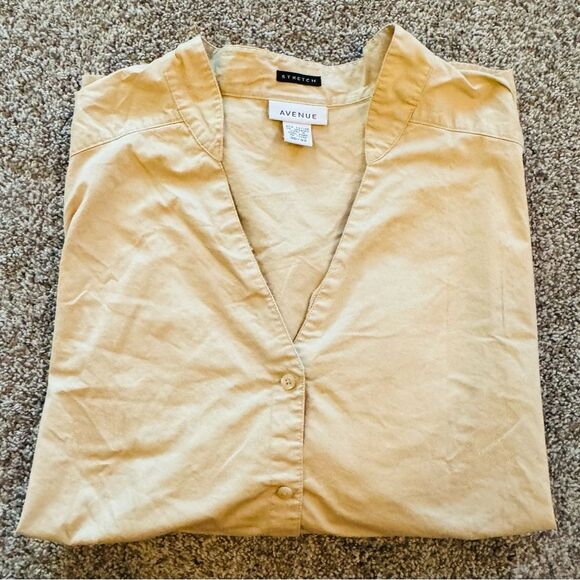 Plus Size AVENUE Stretch Blouse Top Shirt Size 4X or 30/32 - Picture 8 of 8